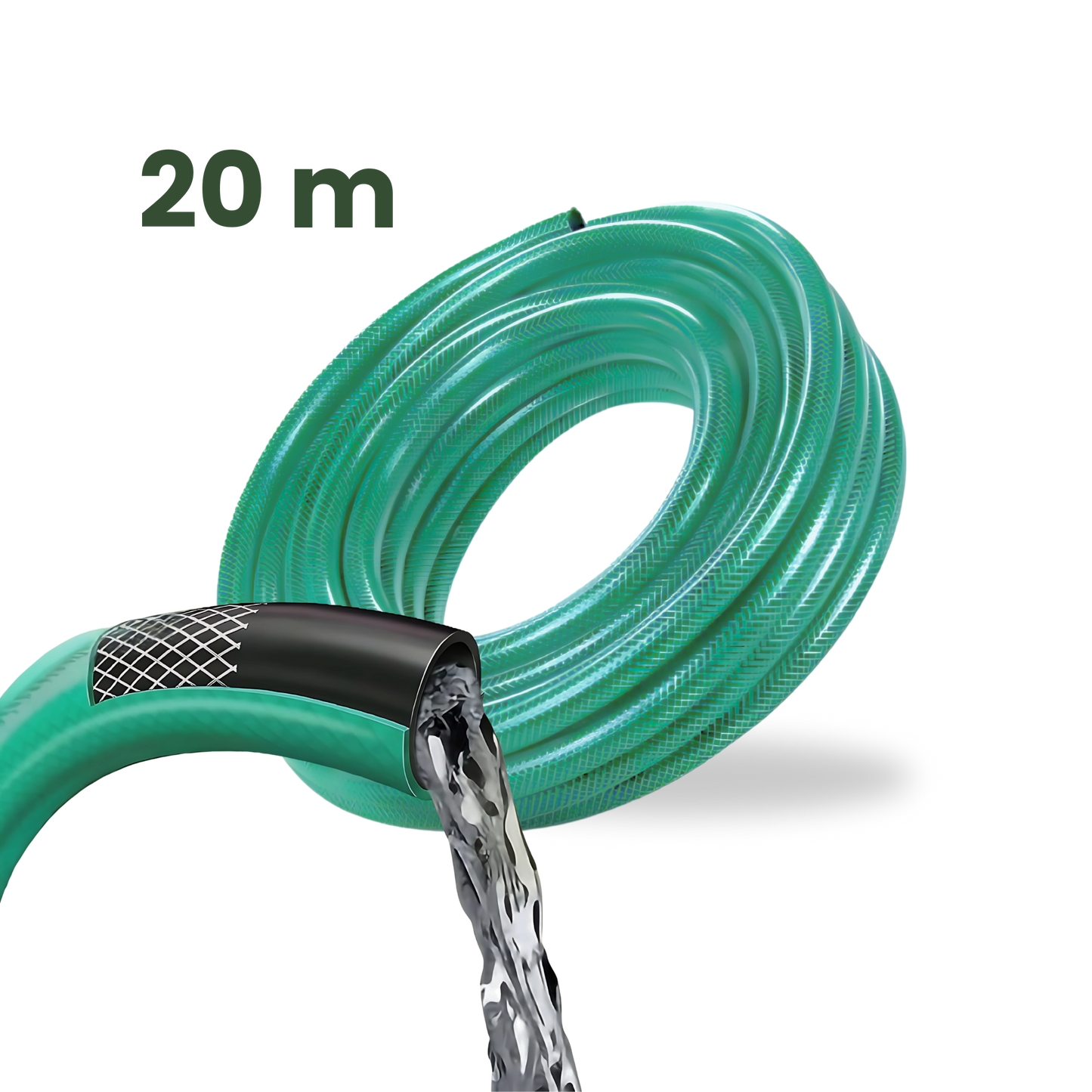 1/2 Inch Heavy-Duty PVC Hose 20m
