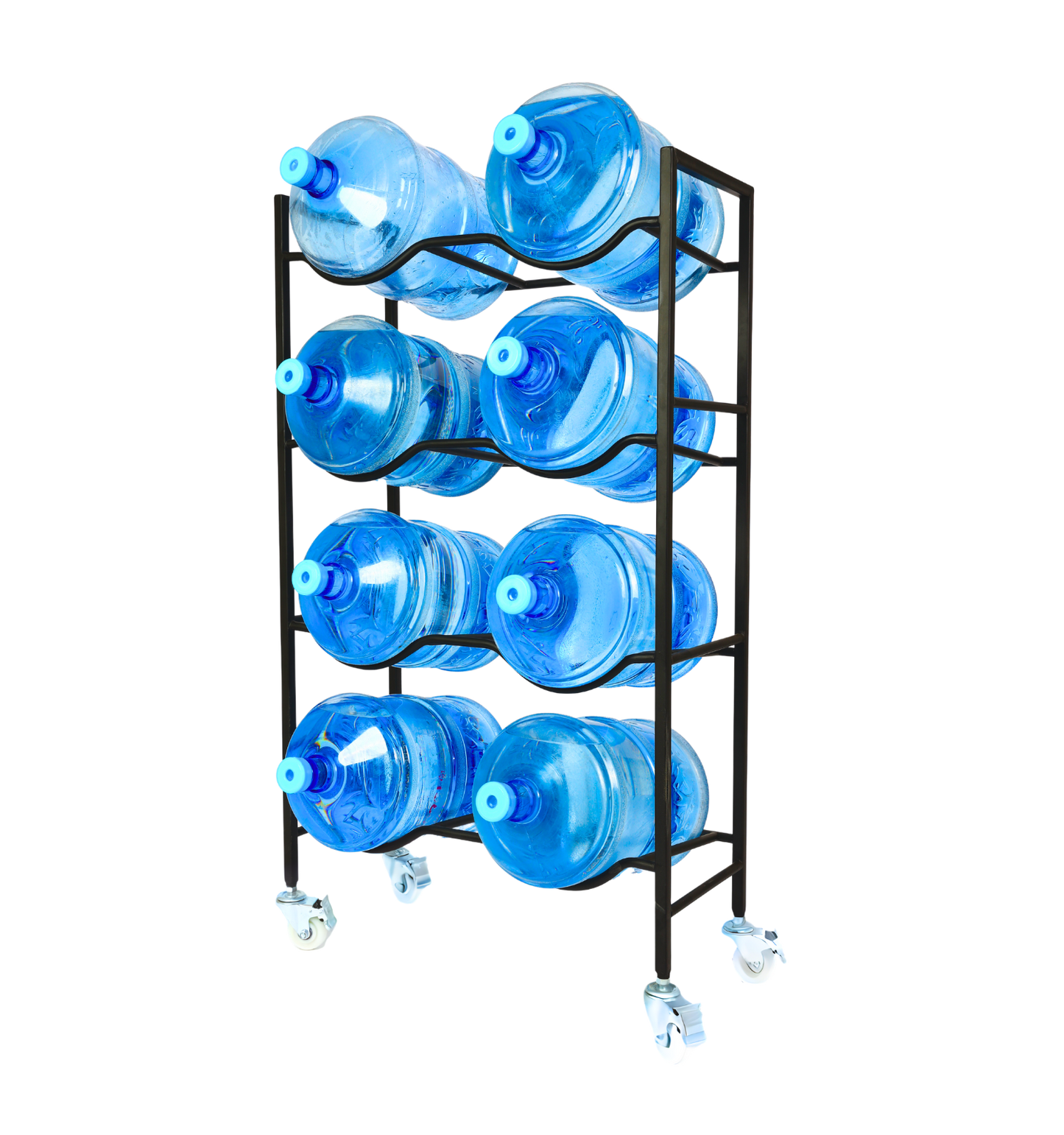 Dual 4-Tier WaterRack™ Premium with Wheels & Brakes