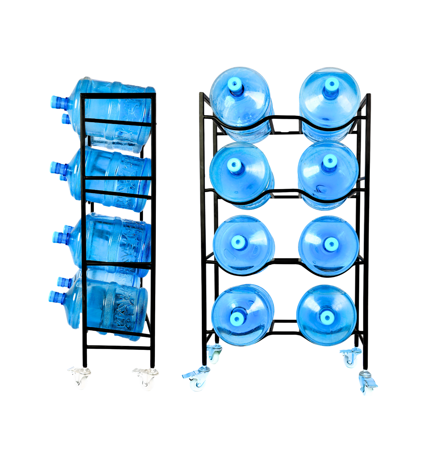 Dual 4-Tier WaterRack™ Premium with Wheels & Brakes