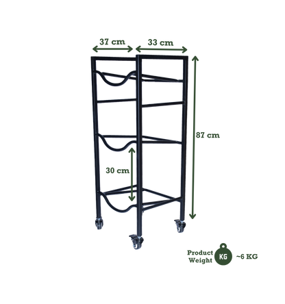 3-Tier WaterRack™ Premium with Wheels & Brakes