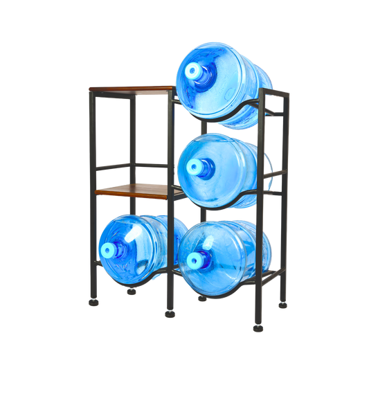 Dual 3-Tier WaterRack™ with 2 Wooden Shelves